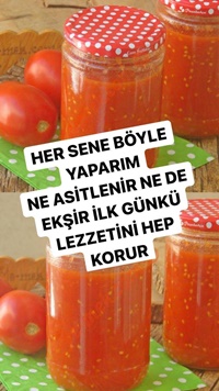 Domates Sosu Konservesi