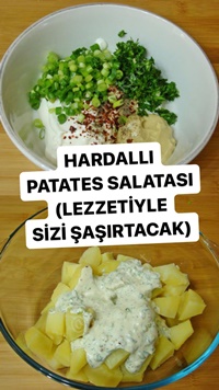 Hardallı Patates Salatası