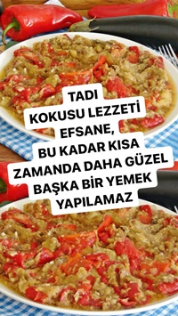 Közlenmiş Patlıcan Yemeği
