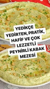 Peynirli Kabak Mezesi