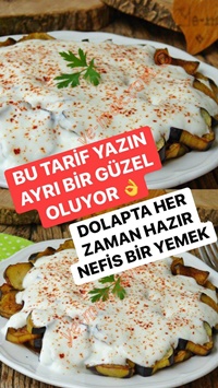 Yoğurtlu Patlıcan Kızartması