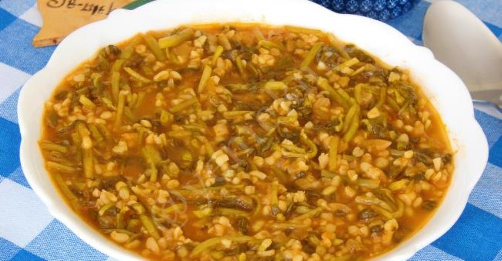 Bulgurlu Semizotu Yemeği