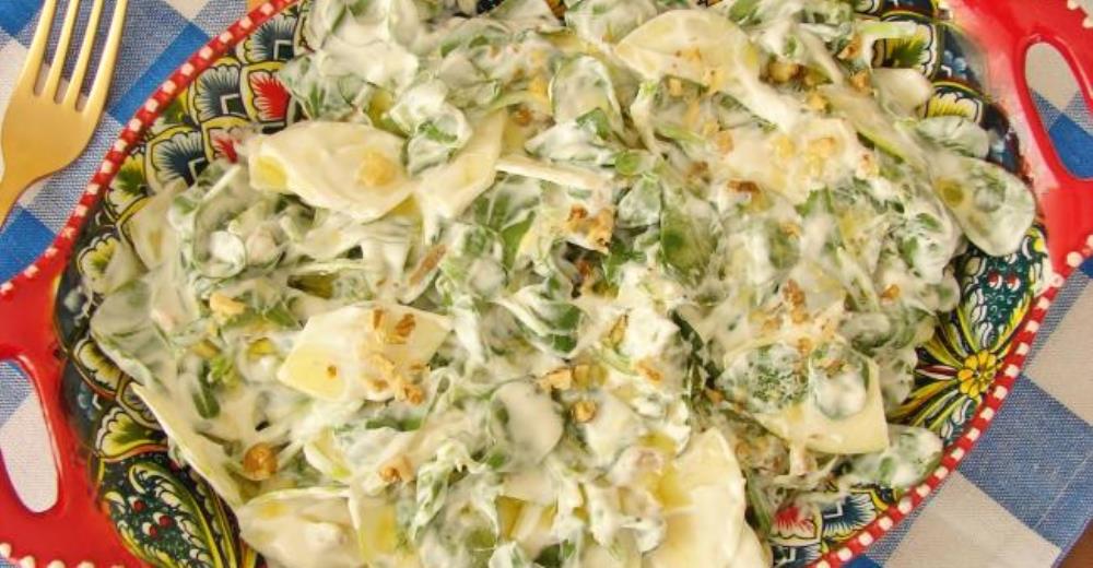 Ekşi Elmalı Semizotu Salatası