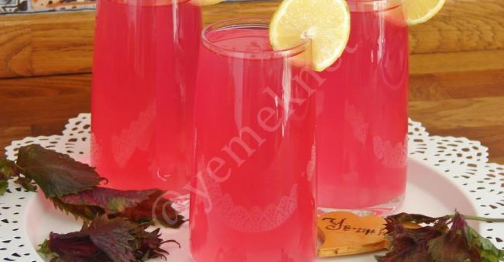 Limonlu Reyhan Şerbeti