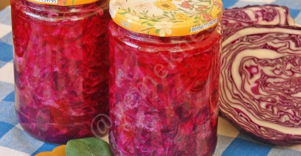 Lokanta Usulü Mor Lahana Turşusu