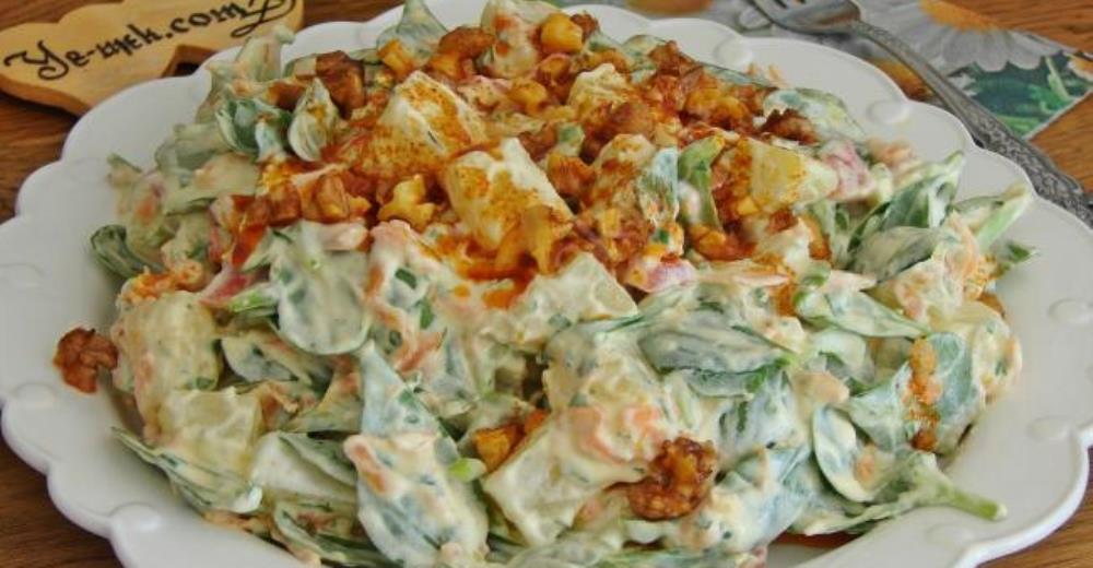 Patatesli Semizotu Salatası