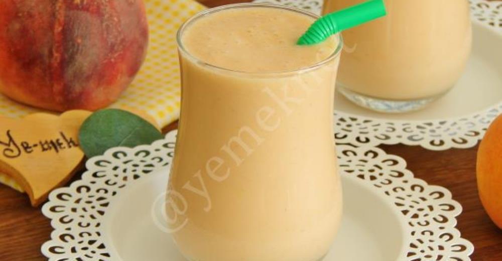 Şeftalili Milkshake