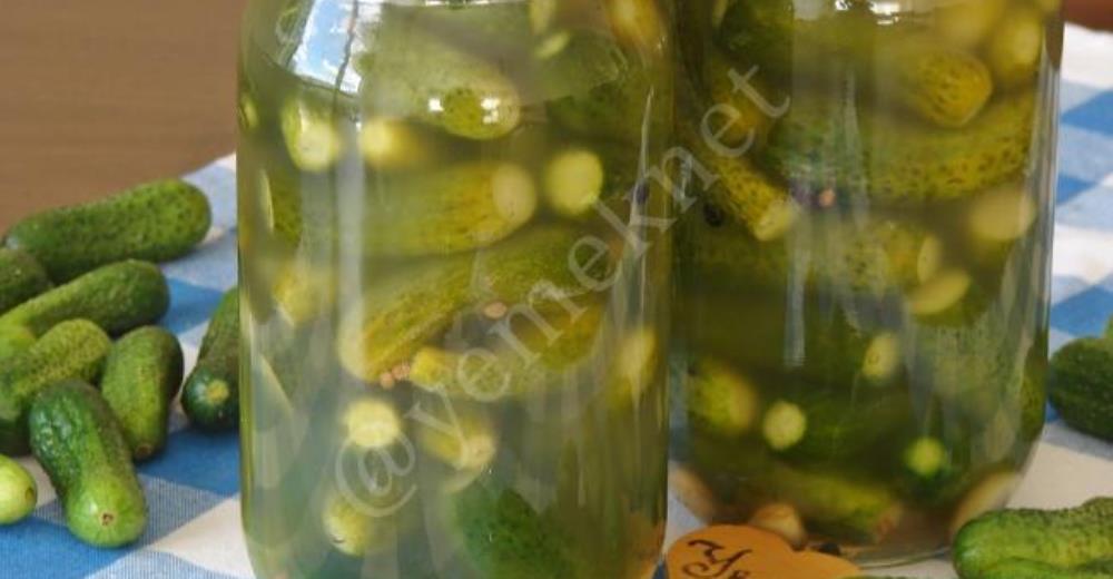 Sirkesiz Limonsuz Kornişon Turşusu