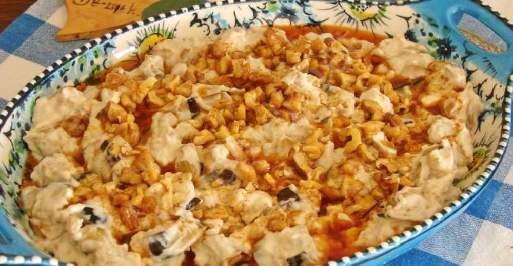 Tahinli Patlıcan Mezesi