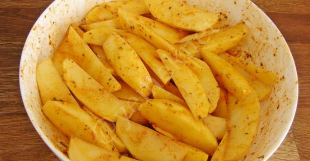 Fırında Elma Dilim Patates