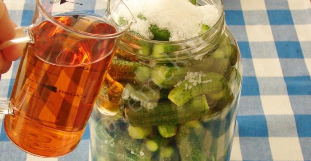 Soğuk Suyla Salatalık Turşusu