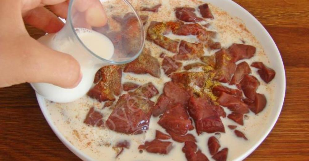 Süt İle Ciğer Marinesi