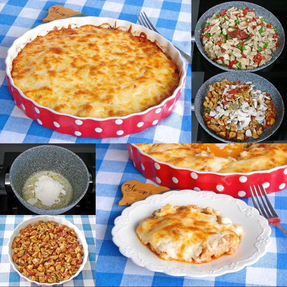 Fırında Beşamel Soslu Tavuk