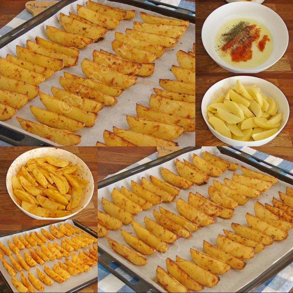 Fırında Elma Dilim Patates