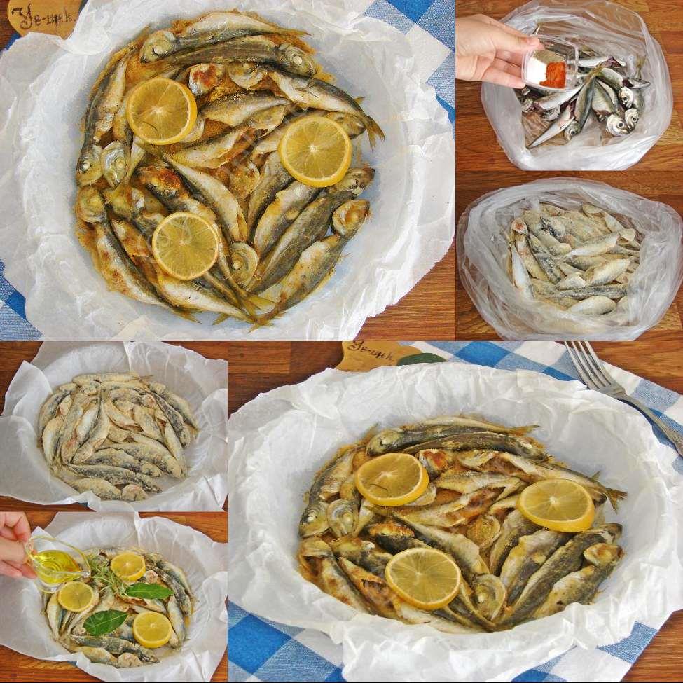 Fırında Mısır Unlu İstavrit