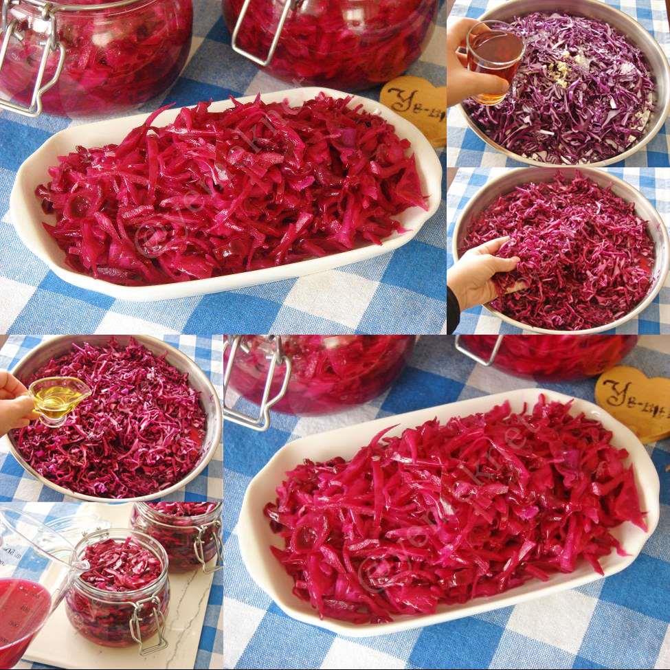 Hızlı Mor Lahana Turşusu