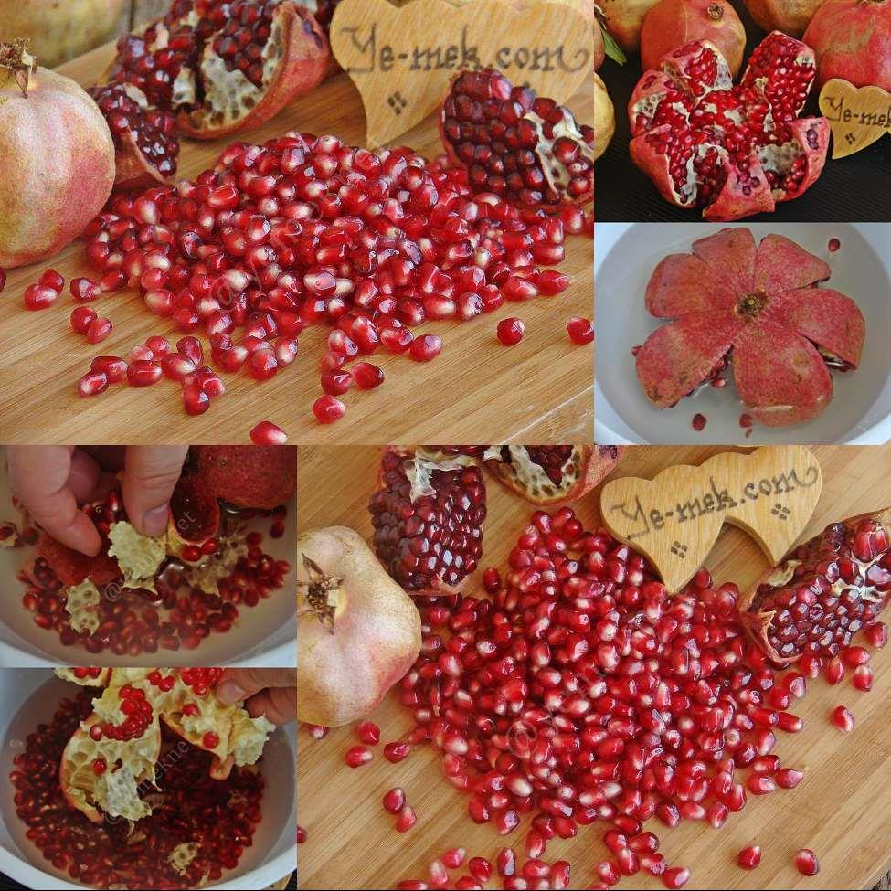 How To Peel Pomegranate With Water Method