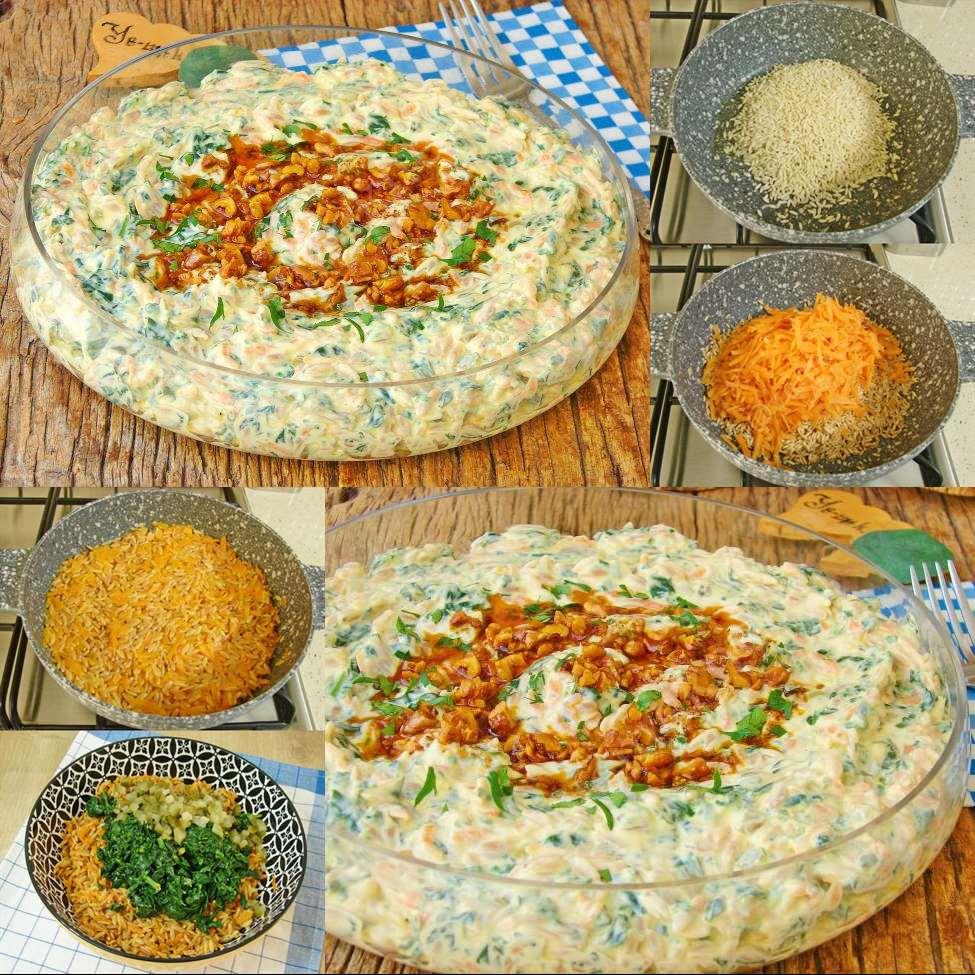 Ispanaklı Şehriye Salatası