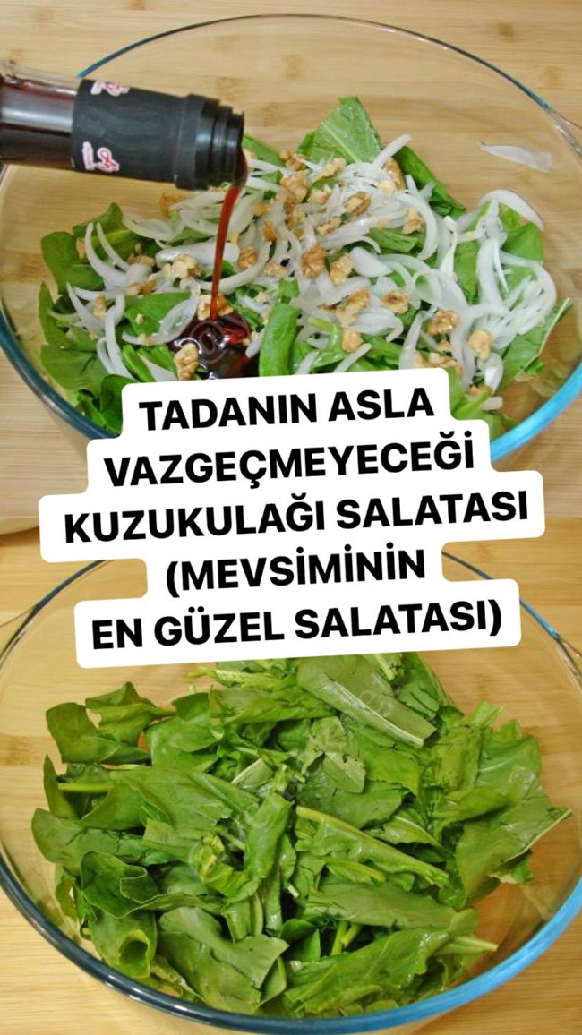 Kuzukulağı Salatası