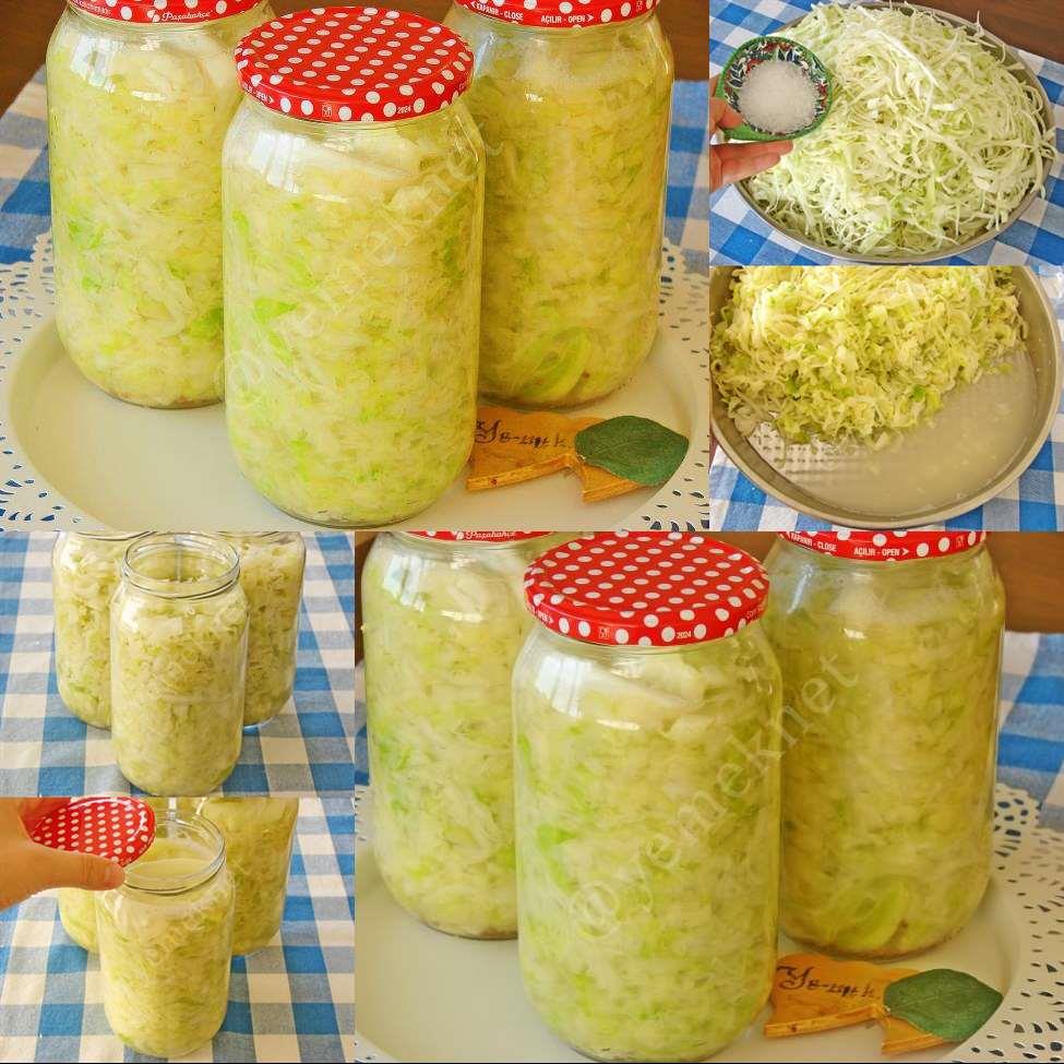 Lakto Fermente Lahana Turşusu