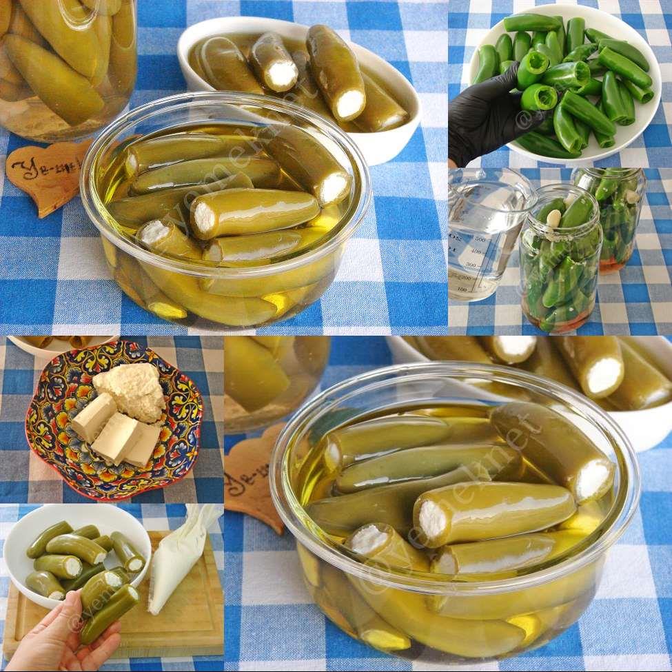 Peynir Dolgulu Jalapeno Biber Turşusu