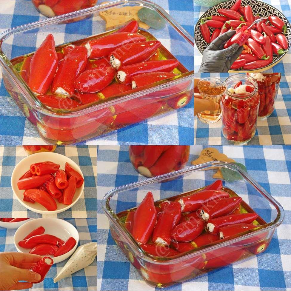 Peynirli Biber Turşusu