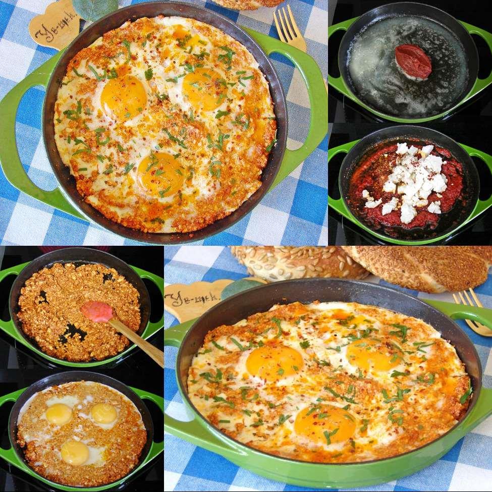 Salçalı Peynirli Yumurta