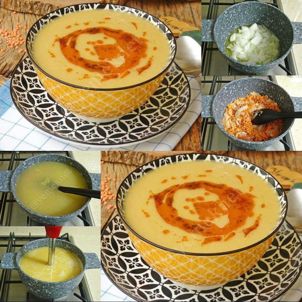 Salçasız Mercimek Çorbası