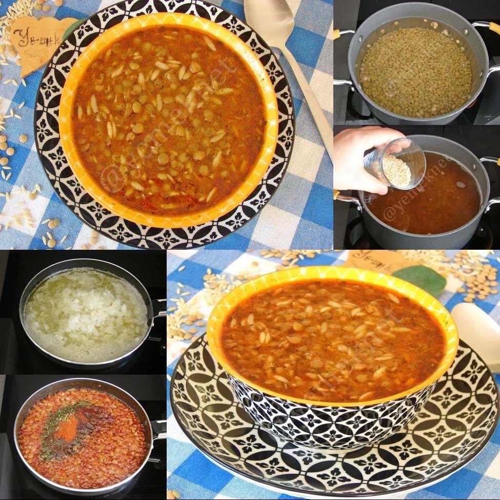 Şehriyeli Yeşil Mercimek Çorbası