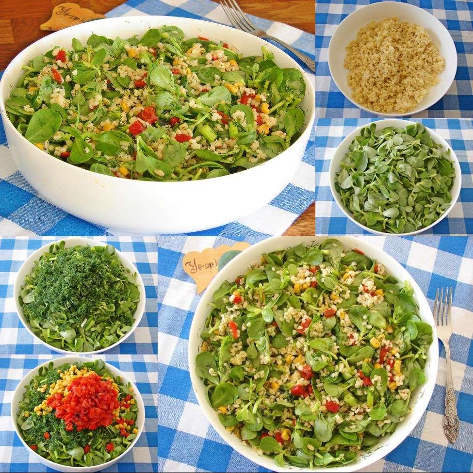 Semizotlu Bulgur Salatası