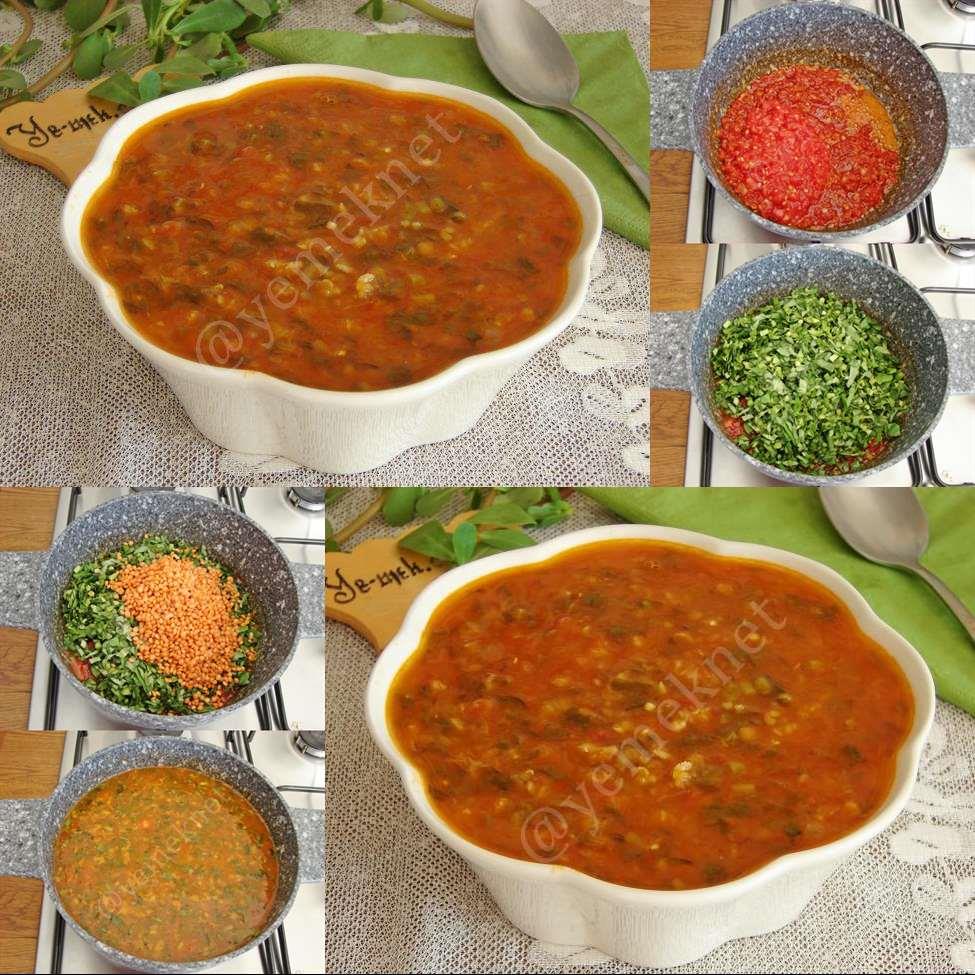 Semizotlu Kırmızı Mercimek Çorbası