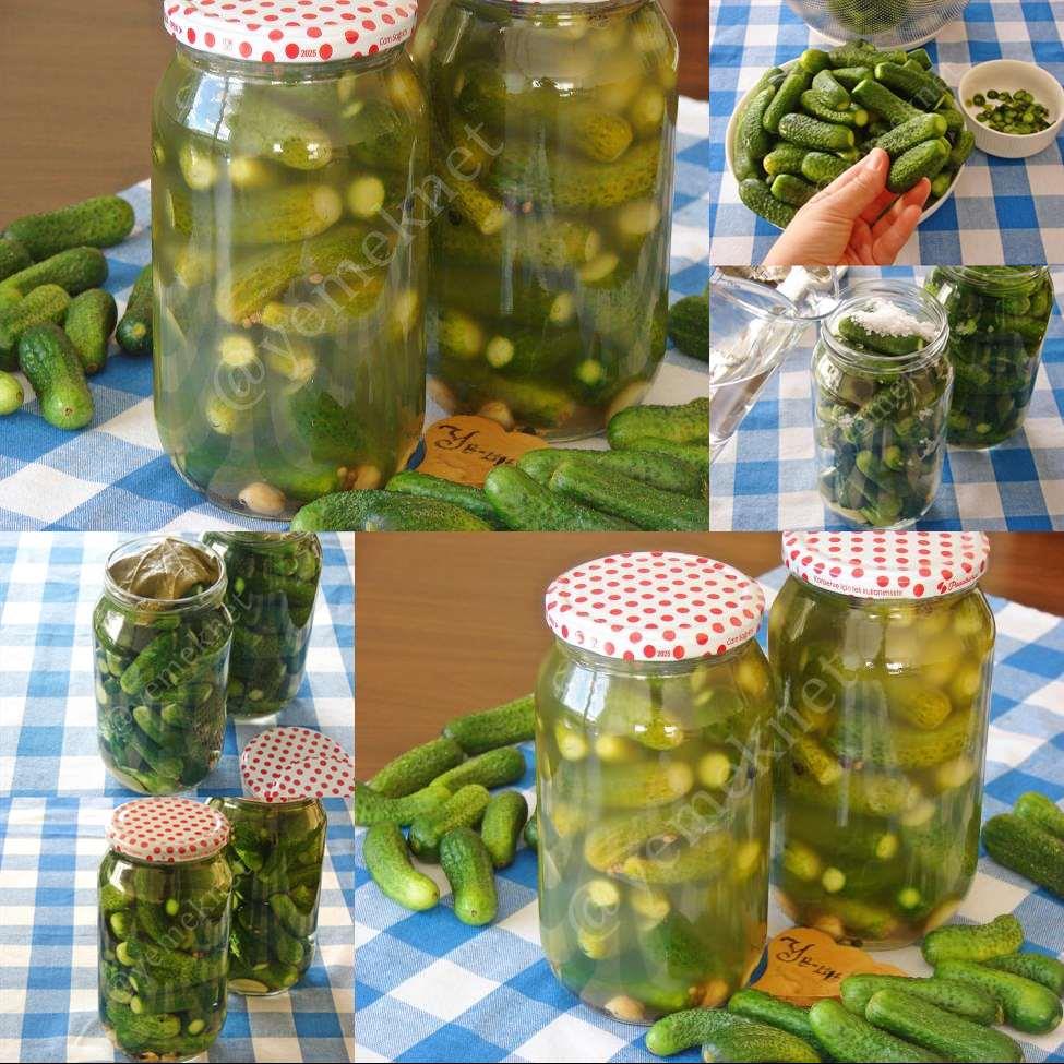 Sirkesiz Limonsuz Kornişon Turşusu