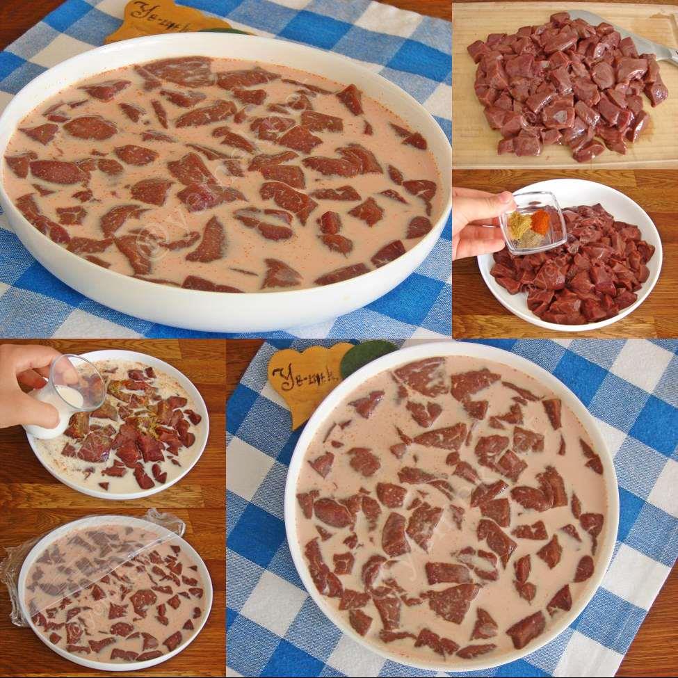 Süt İle Ciğer Marinesi