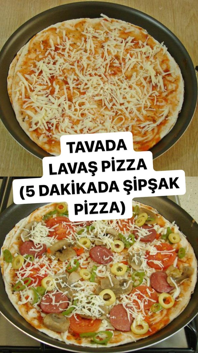 Tavada Lavaş Pizza