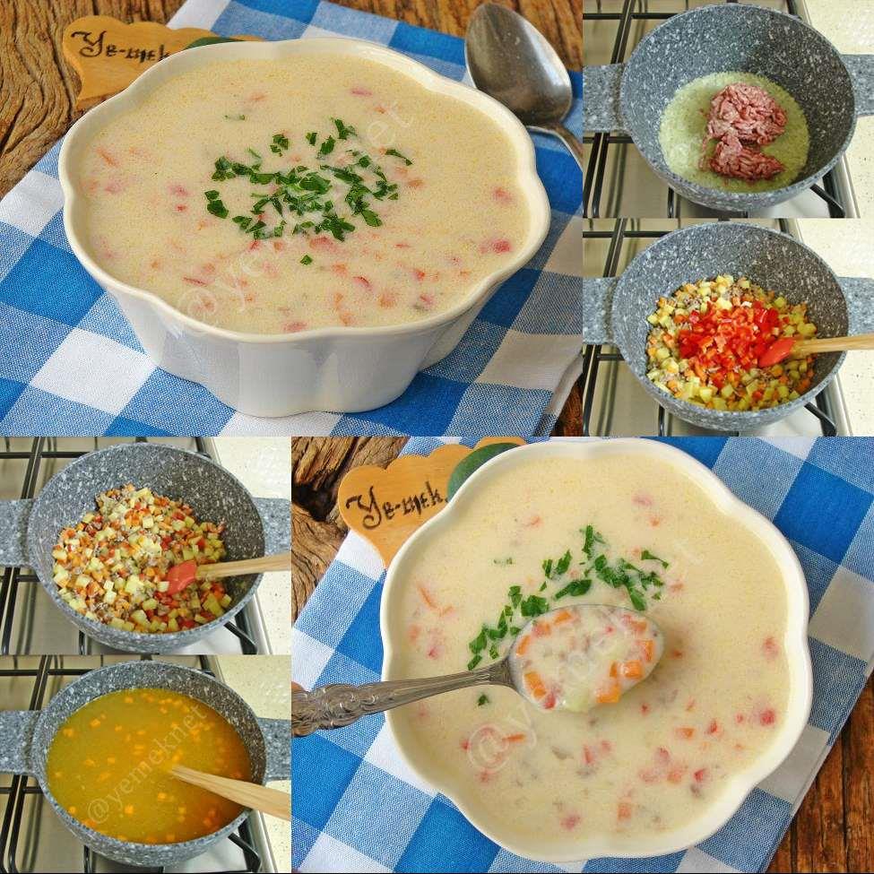 Terbiyeli Kıymalı Sebze Çorbası