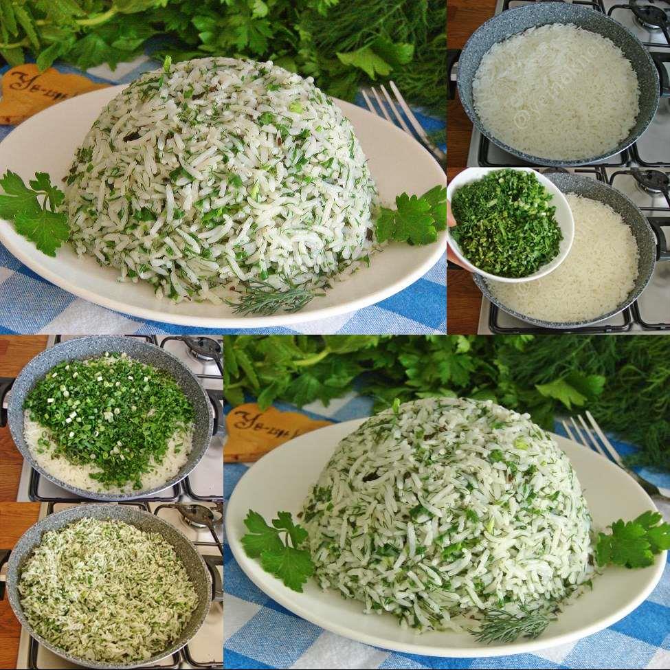 Zeytinyağlı Yeşil Pilav