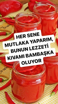Acı Biber Salçası