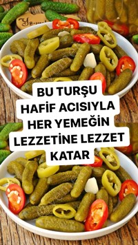 Acılı Kornişon Turşusu