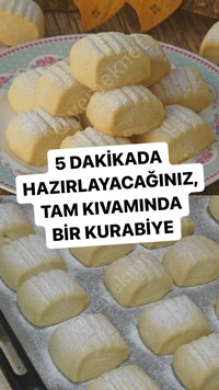 Ağızda Dağılan Un Kurabiyesi