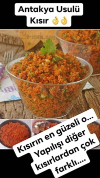 Antakya Usulü Kısır