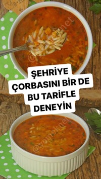 Arpa Şehriye Çorbası