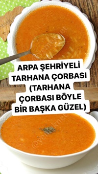Arpa Şehriyeli Tarhana Çorbası