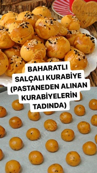 Baharatlı Salçalı Kurabiye