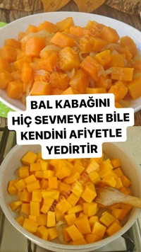 Bal Kabağı Sote