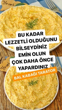 Bal Kabağı Tarator