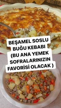Beşamel Soslu Buğu Kebabı