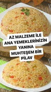 Biberli Bulgur Pilavı