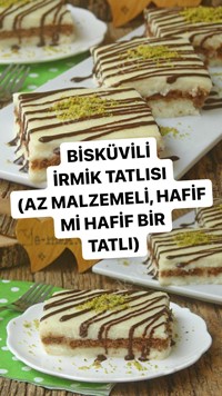 Bisküvili İrmik Tatlısı