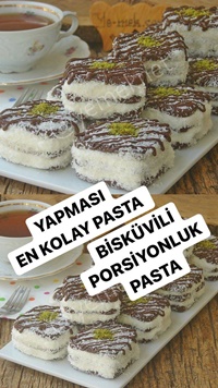 Bisküvili Porsiyonluk Pasta
