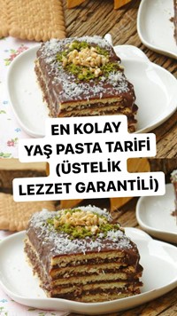 Bisküvili Yaş Pasta